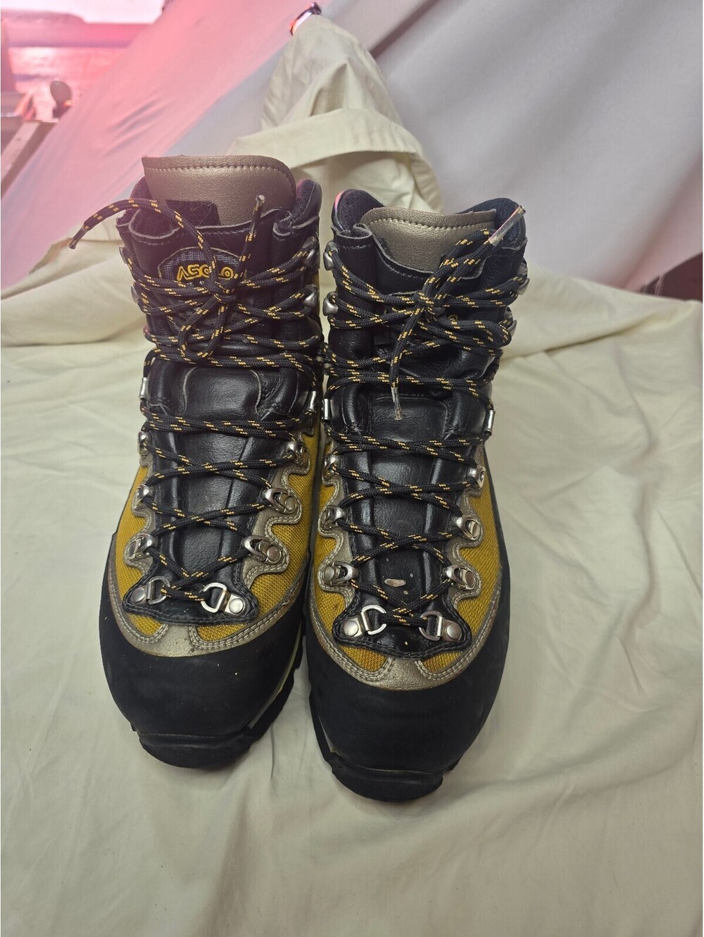 Asolo Titan GTX Mountaineering Boots Men's Size 8 EUR 41 Vibram Gore-Tex